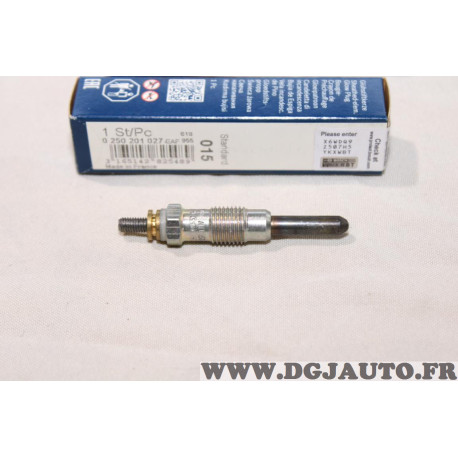 Lot 2 bougies prechauffe Bosch N°015 0250201027 pour BMW E30 E34 E36 E38 E39 serie 3 5 7 land rover range rover opel omega B D T