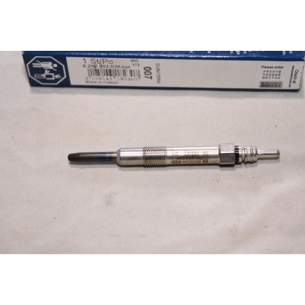 Lot 2 bougies prechauffe Bosch N°007 0250202036 pour alfa romeo 145 146 147 156 159 166 fiat brava bravo croma doblo idea marea 