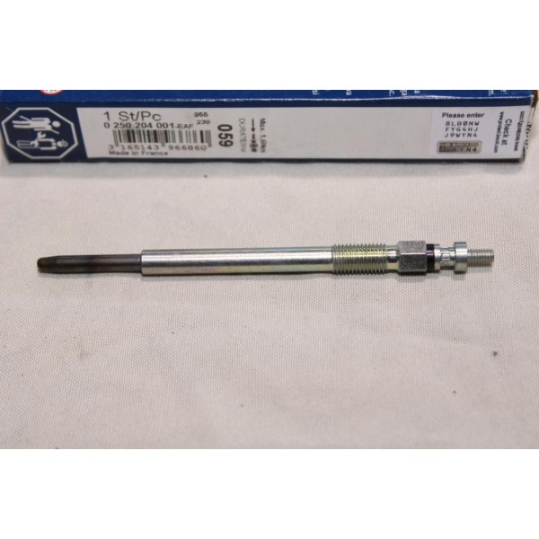 Lot 2 bougies préchauffe Bosch N°059 0250204001 pour citroen C2 C3 C5 berlingo xsara dont picasso ford fiesta 5 V fusion focus 2