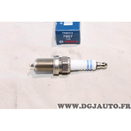Lot 4 bougies allumage Bosch FR8DCX 7957 0242229660 pour chevrolet aveo chrysler neon stratus cirrus daihatsu move sirion cuore 