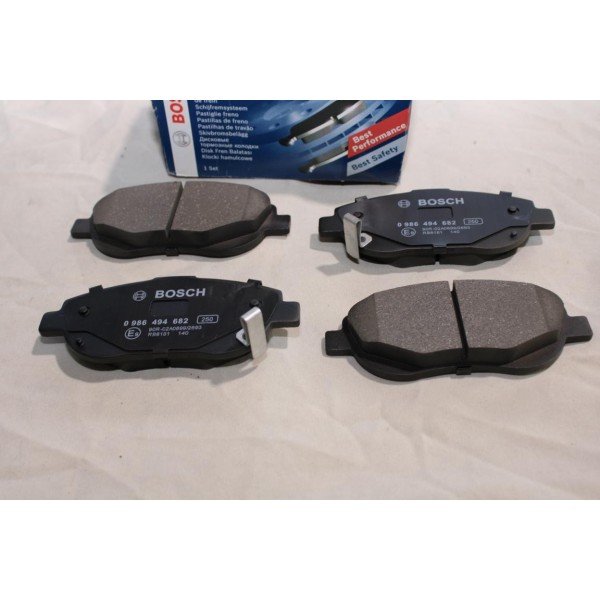 Jeu 4 plaquettes de frein avant montage bendix Bosch BP1677 0986494682 pour toyota avensis T27 verso AR20 