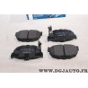 Jeu 4 plaquettes de frein arriere montage sumitomo Bosch BP208 0986424418 pour hyundai lantra coupé elantra tiburon kia cerato