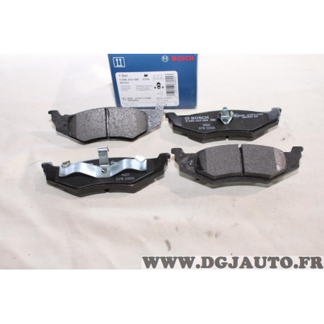 Jeu 4 plaquettes de frein arriere montage kelsey Bosch BP331 0986424585 pour chrysler dodge neon stratus 300M sebring PT cruiser