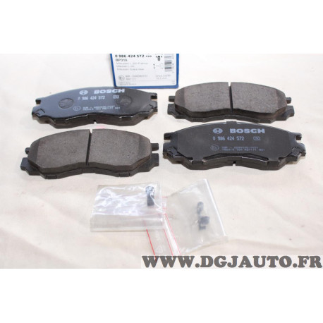 Jeu 4 plaquettes de frein avant montage akebono Bosch BP319 0986424572 pour mitsubishi L200 L300 L400 pajero delica toyota land 