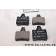 Jeu 4 plaquettes de frein arriere montage citroen Bosch BP527 0986460958 pour citroen xantia XM 