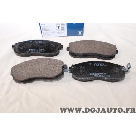 Jeu 4 plaquettes de frein avant montage sumitomo Bosch BP1189 0986494277 pour nissan maxima J30 tiida C11 180SX S13 altima L31 s