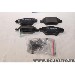Jeu 4 plaquettes de frein arriere montage bendix Bosch BP246 0986494014 pour opel astra G zafira A 