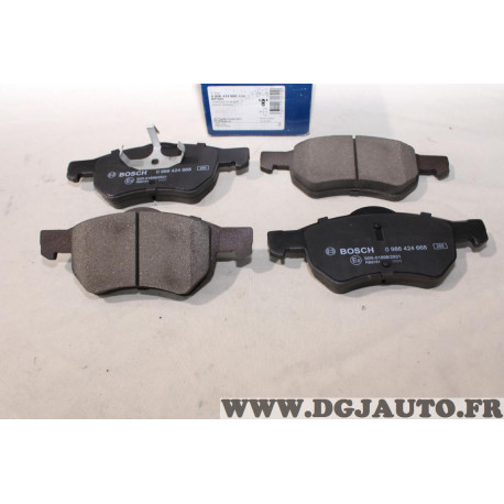 Jeu 4 plaquettes de frein avant montage teves Bosch BP384 0986424668 pour chrysler voyager dodge caravan NS 