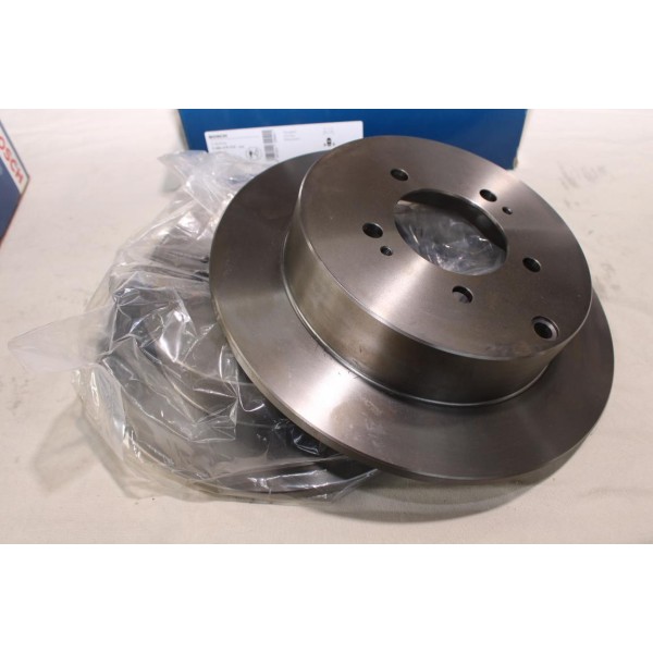 Lot 2 disques de frein arriere plein 302mm diametre Bosch BD1222 0986479318 pour citroen C-crosser C4 aircross mitsubishi outlan