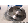 Lot 2 disques de frein arriere plein 302mm diametre Bosch BD1222 0986479318 pour citroen C-crosser C4 aircross mitsubishi outlan