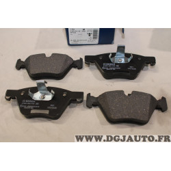 Jeu 4 plaquettes de frein avant montage teves Bosch 0986494118 BP1028 pour BMW serie 3 et 5 X1 Z4 E60 E61 E84 E89 E90 E91 E92 E9