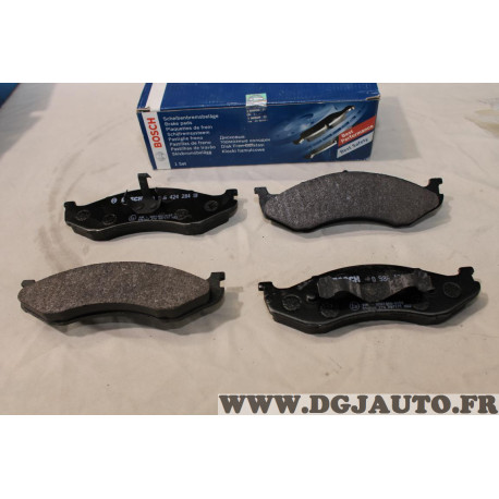 Jeu 4 plaquettes de frein avant montage kelsey Bosch 0986424284 BP139 pour jeep wrangler cherokee grand cherokee 