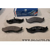 Jeu 4 plaquettes de frein avant montage kelsey Bosch 0986424284 BP139 pour jeep wrangler cherokee grand cherokee