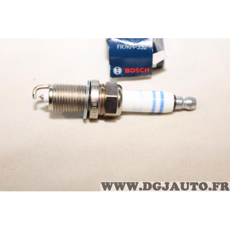 Lot 4 bougies allumage Bosch FR7KPP332 0242235776 pour audi A6 BMW serie 1 3 5 7 X1 X5 Z4 E46 E53 E60 E61 E63 E64 E65 E66 E67 E7