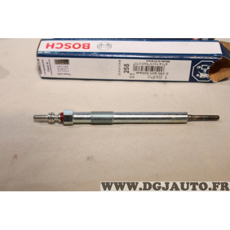 Lot 2 bougies prechauffe Bosch N°258 0250403020 pour opel corsa D astra J meriva B mokka chevrolet cruze trax 1.7CDTI 1.7 CDTI d