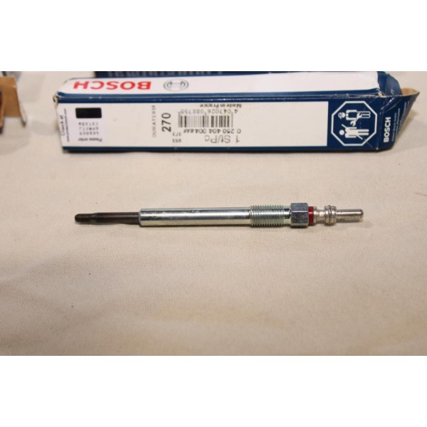 Lot 2 bougies prechauffe Bosch N°270 0250404004 pour alfa romeo mito fiat doblo 3 III panda 2 3 II III idea grande punto evo 500