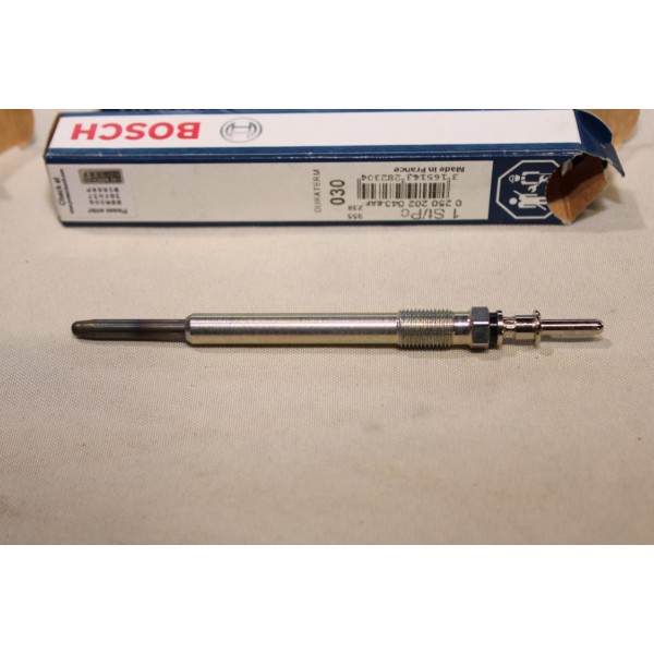 Jeu 2 bougies prechauffe Bosch N°030 0250202043 pour opel omega B vectra B C astra G frontera B zafira A signum saab 93 9-3 2.0D