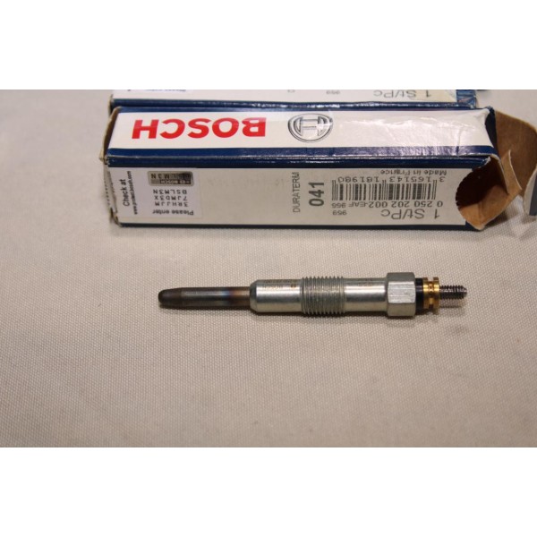 Lot 2 bougies préchauffe Bosch N°041 0250202002 pour citroen jumper fiat croma 1 ducato iveco daily 2 3 II III peugeot boxer RVI