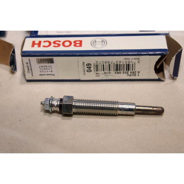 Lot 2 bougies de préchauffe N°049 0250202093 pour nissan serena terrano vanette ford maverick 2.3D 2.7TD 2.3 2.7 D TD diesel 