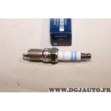 Lot 4 bougies allumage Bosch HR7KPP33+ 0242236563 pour aston martin DB7 chevrolet blazer S10 ford focus 1 2 I II ecosport 2 II r