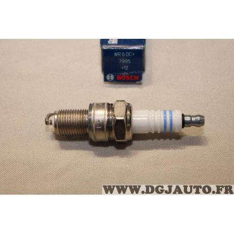 Lot 4 bougies allumage Bosch WR6DC+ 7995 0242240592 pour alfa romeo 33 145 146 155 156 159 166 GTV spider aston martin DB7 audi 