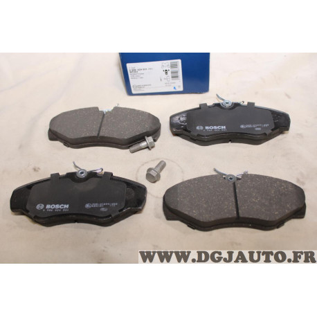 Jeu 4 plaquettes de frein avant montage lucas Bosch BP284 0986424531 pour renault trafic 2 II nissan primastar opel vivaro A 