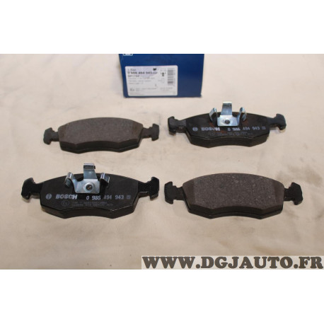 Jeu 4 plaquettes de frein avant montage teves Bosch BP1794 0986494943 pour fiat palio 1 strada punto 2 II idea grande punto evo 