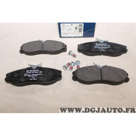 Jeu 4 plaquettes de frein avant montage lucas Bosch BP092 0986424204 pour ford maverick nissan terrano R20 serena C23 vanette HC