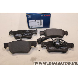 Jeu 4 plaquettes de frein arriere montage teves Bosch BP1237 0986494309 pour volkswagen transporter T5 touareg