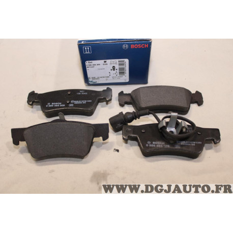 Jeu 4 plaquettes de frein arriere montage teves Bosch BP1237 0986494309 pour volkswagen transporter T5 touareg 