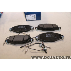 Jeu 4 plaquettes de frein avant montage bendix Bosch BP327 0986424581 pour citroen C5 