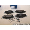 Jeu 4 plaquettes de frein avant montage bendix Bosch BP327 0986424581 pour citroen C5