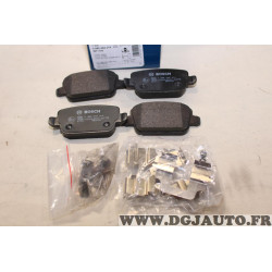 Jeu 4 plaquettes de frein arriere montage lucas Bosch BP1150 0986494214 pour ford galaxy 2 II mondeo 4 5 IV V smax s-max 1 kuga 