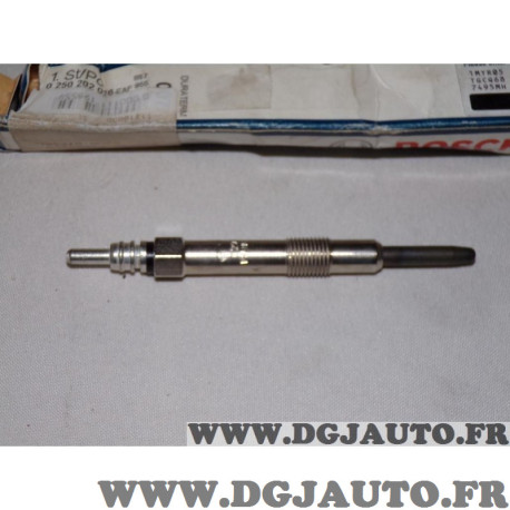 1 Bougie prechauffe Bosch N°007 0250202036 pour alfa romeo 145 146 147 156 159 166 fiat brava bravo 1 croma doblo idea marea mul