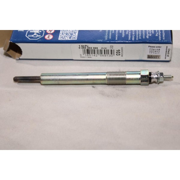 1 Bougie préchauffe Bosch N°103 0250202065 pour opel frontera A campo isuzu trooper 2.5 2.8 TD diesel 