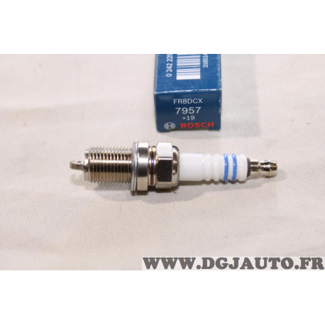 Lot 2 bougies allumage Bosch FR8DCX 7957 0242229660 pour chevrolet aveo chrysler neon stratus cirrus daihatsu move sirion cuore 