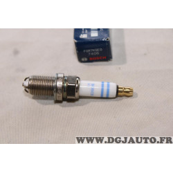 Lot 2 bougies allumage Bosch FGR7KQEO 7406 0242235715 pour audi A4 A5 A6 A8 BMW serie 1 3 E81 E87 E90 mitsubishi L200 pajero vol