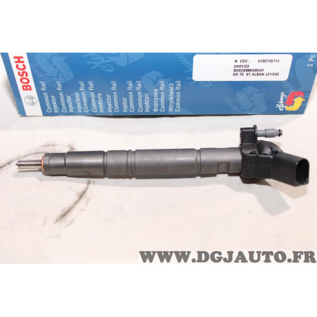 Injecteur carburant gazoil reconditionné à neuf Bosch 0986435431 pour audi A6 A7 Q5 porsche panamera 3.0TDI 3.0 TDI diesel 