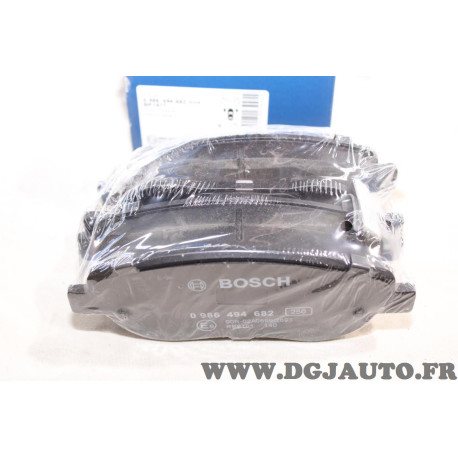 Jeu 4 plaquettes de frein avant montage bosch Bosch BP1677 0986494682 pour toyota avensis T27 verso AR20 