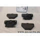 Jeu 4 plaquettes de frein arriere montage akebono Bosch BP350 0986424630 pour toyota corolla E110 E120 verso E121 yaris P1 P2 ce