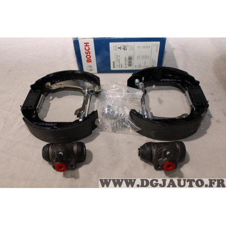 Kit frein arriere prémonté 180x42mm montage bendix Bosch KS073 0204114073 pour dacia logan 1 sandero 1 renault clio 2 II 