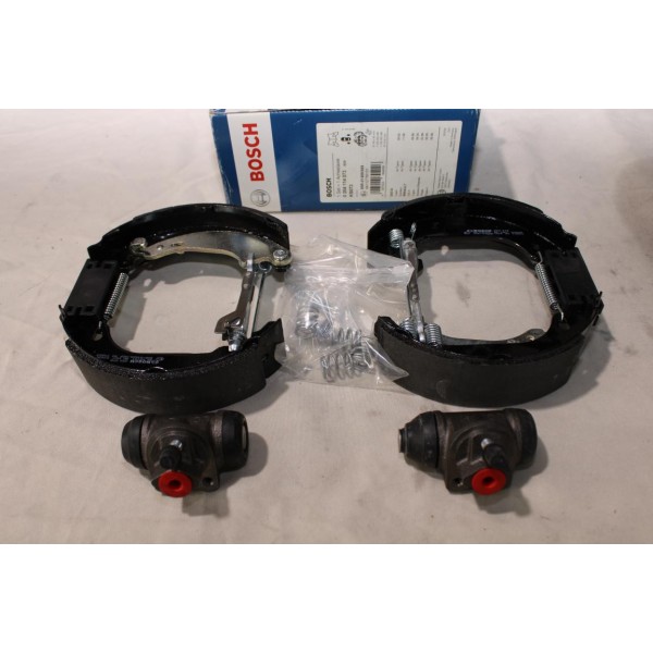 Kit frein arriere prémonté 180x42mm montage bendix Bosch KS073 0204114073 pour dacia logan 1 sandero 1 renault clio 2 II 