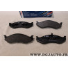 Jeu 4 plaquettes de frein avant montage kelsey hayes Bosch 0986424284 BP139 pour jeep wrangler cherokee grand cherokee