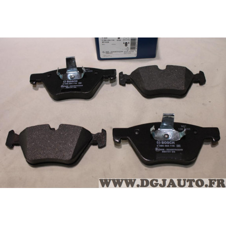 Jeu 4 plaquettes de frein avant montage teves Bosch 0986494118 BP1028 pour BMW serie 3 5 X1 Z4 E60 E61 E84 E89 E90 E91 E92 E93 F