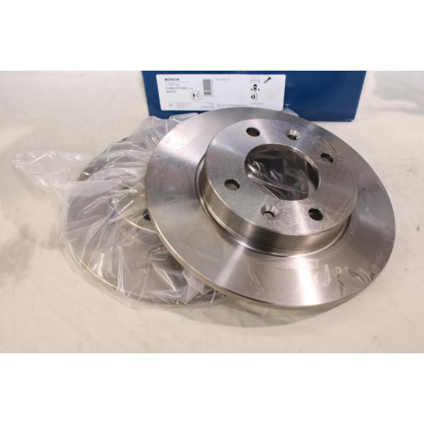 Jeu 2 disques de frein arriere plein 247mm diametre Bosch 0986478608 BD527 pour citroen C2 C3 C4 berlingo 1 xsara picasso peugeo