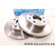 Lot 2 disques de frein avant plein 238mm diametre Bosch BD993 0986479165 pour dacia logan 1 sandero 1 