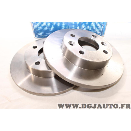 Lot 2 disques de frein avant plein 238mm diametre Bosch BD993 0986479165 pour dacia logan 1 sandero 1 