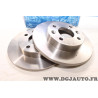 Lot 2 disques de frein avant plein 238mm diametre Bosch BD993 0986479165 pour dacia logan 1 sandero 1