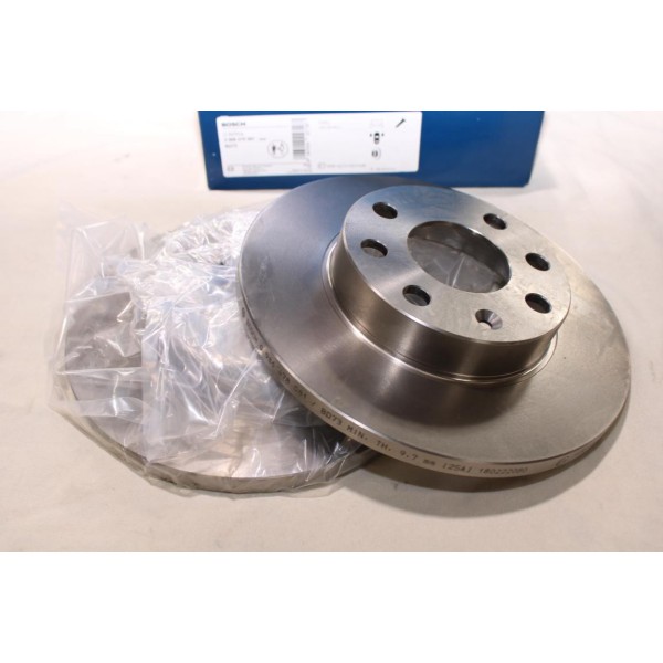 Lot 2 disques de frein avant plein 236mm diametre Bosch BD73 0986478081 pour opel kadett D E corsa A B ascona C astra F vectra A