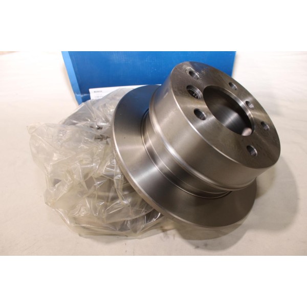 Lot 2 disques de frein arriere plein 258mm diametre Bosch BD762 0986478863 pour mercedes sprinter W901 W902 W903 W904 volkswagen
